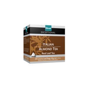 Dilmah Exceptionals Teas: EXCEPTIONAL Italian Almond Tea 20 Pyramid Tea Bags