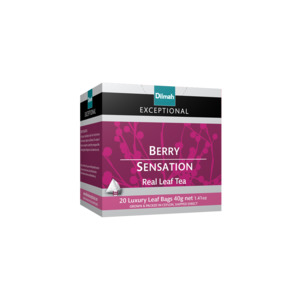 EXCEPTIONAL Berry Sensation Tea 20 Pyramid Tea Bags