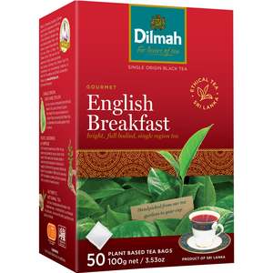 English Breakfast 50 Tagless Tea Bag