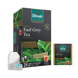 Premium Gourmet Earl Grey Black Tea 25 Foil Sachets Tea Bags INN