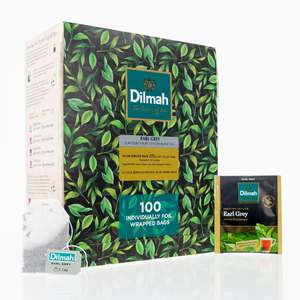Dilmah Gourmet Teas: Gourmet Earl Grey Tea 100 Enveloped Tea Bags