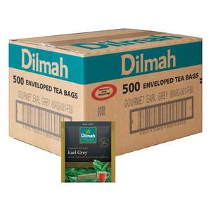 Dilmah Gourmet Teas: Gourmet Earl Grey Tea 500 Enveloped Tea Bags