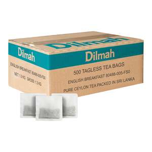 Gourmet English Breakfast 500 Tagless Tea Bags CTN
