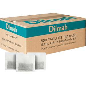 Dilmah Gourmet Teas: Gourmet Earl Grey 500 Tagless Tea Bags CTN