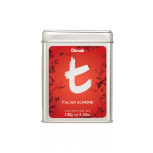 T Series Designer Gourmet Teas: t-Series Tin Italian Almond 100g Loose Leaf Tea
