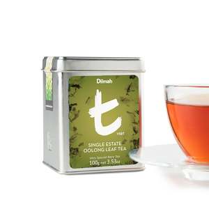 T Series Designer Gourmet Teas: t-series Tin Caddy Single Estate Oolong Tea 100g Loose Leaf Tea