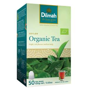 Premium Organic 50 Tagged Tea Bags