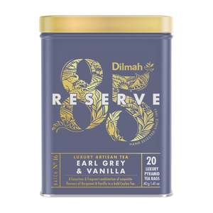 Black Tea: 85 Reserve Earl Grey & Vanilla 20 Teabags