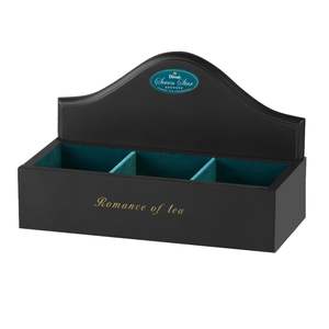 Presenters: Dilmah Standard Black Empty Presenter Tray - 3 Slots