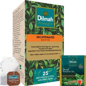 Dilmah Premium Ceylon Teas: Premium Decaf Black Tea 25 Env Tea Bags