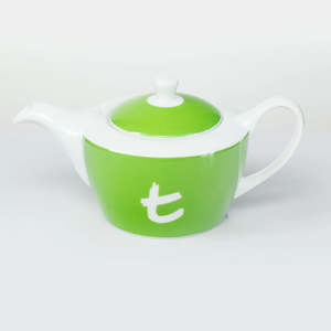 T Series Designer Gourmet Teas: t-Series T Pot Lime Green