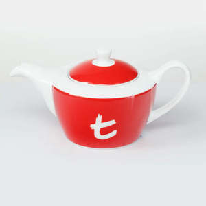 T Series Designer Gourmet Teas: Cherry Red t-Series Teapot 420ml