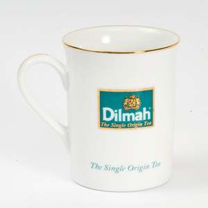Flavoured Tea: Dilmah Gold Rimmed Porcelain Mug 250ml