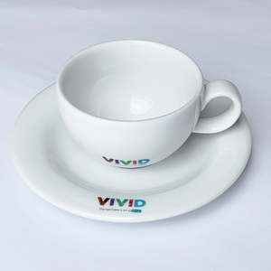 Vivid Tea Selection: Vivid Porcelain Cup And Saucer 200ml
