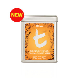 t Series Tin Elderflower with Apple & Cinnamon 130g Loose Leaf Tea