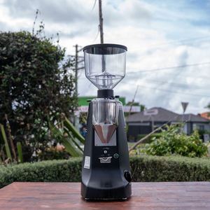 Coffee Grinders: Used Robur E Black Tall Coffee Grinder,New Blades,Excellent Condition