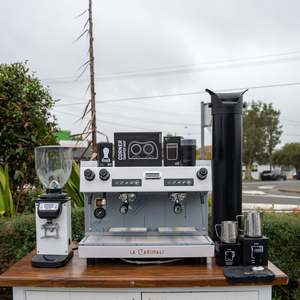 Carimali: White Carimali Nimble & DIP DKS-65 Grinder Package + Precision Accessories