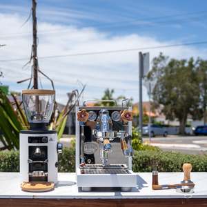 ECM Mechanika VI Slim White Package + Mahlkonig X54 Grinder & Mahlkonig Accessories