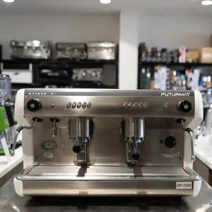 Futurmat: Clean 2 Group Futurmatt Commercial Coffee Machine In White