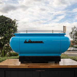 Pre Loved Custom 2 Group La Marzocco FB70 In Sky Blue