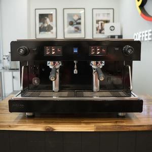 Wega: Custom Black Pre-Owned Wega Pegaso 2 Group Tall Cup Espresso Machine