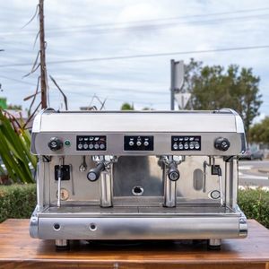 Wega: Pre Loved 2 Group Wega Polaris Commercial Coffee Machine In Chrome