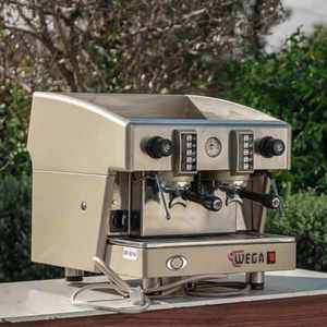 Used Equipment: Clean Wega 10 Amp Atlas Compact Commercial Coffee Machine