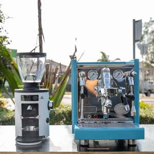 Package Deals Home: Custom Baby Blue ECM Technika V Profi PID Coffee Machine & Mahlkonig X54 Grinder