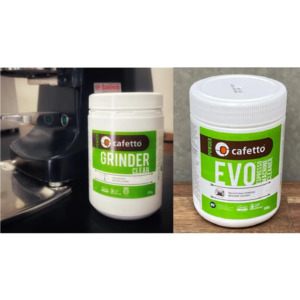 Cleaning: Cafetto Grinder Cleaner 450gm & Machine Cleaner 500gm