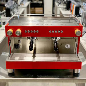 Ascaso: Ascaso Immaculate Red Ascaso Barista 2 Group High Cup Commercial Coffee Machine