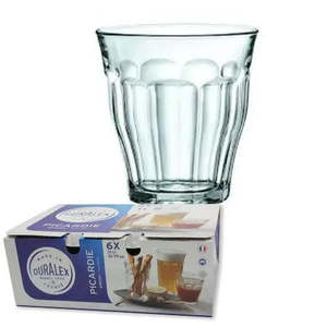 Glass Cup: Duralex Picardie 6 Pack 360ml