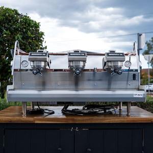 Coffee Machines: 3 Group Pre Loved Custom white & bronze Synesso Coffee Machine