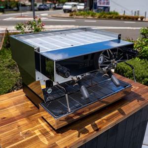 Second Hand Commercial Coffee Machines: Ex-Demo La Marzocco Linea S AV – 2 Group – Custom Olive Green