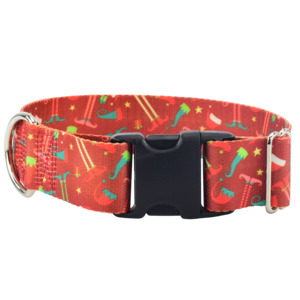 LARGE Christmas Theme Collars -- Assorted