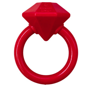Chew Fetch Tug Toys: Diamond Teething Ring Power Chew Toy