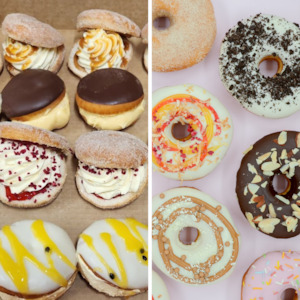 Frontpage: Daily Assorted Mixed (Ring & Filled) Donut Box