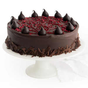 Chocolate & Raspberry Drizzle Celebration Cake