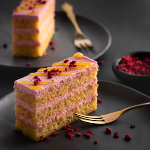 Premium Layered Slab Cakes: Lemon Berry Bliss Premium Layered Slab Cake