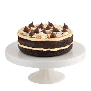 Celebration Cakes: Double Caramel Chocolate Layered Round Cake 8″