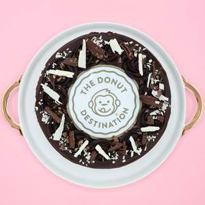 Edible Image Chocolate Round Cake