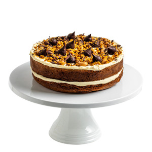 Banana Gingerbread Caramel Round Cake 8"