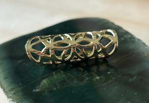 Products: Flower of Life Brass Cuff