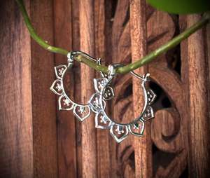 Dread Wear: Silver Hoop Earrings