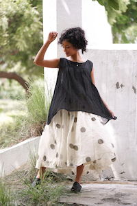 Products: Meg by Design - Nila Summer Women's Top - Linen - The Dressing Room NZ