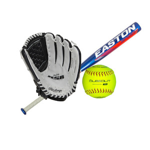 Dugout - Player Pack: Dugout U13 Pack #4 - Left Hand Throw Glove & 32"/22oz Bat