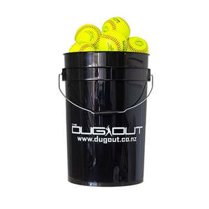 Dugout Bucket + 24 STB11 Practice Balls