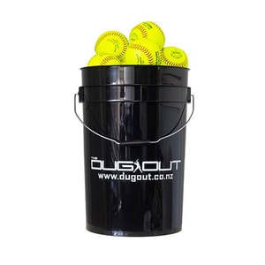 Dugout Ball Bucket (Black)