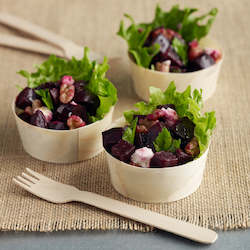 Green Bean: Disposable Wooden Cup - 3 sizes