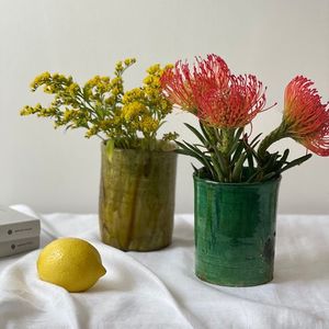 Tamegroute Vase - Straight Sided - 2 Colours, 2 Sizes