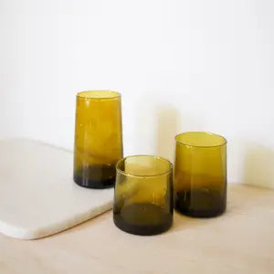 Moroccan Accessories: Wine / Water Tumblers - Antique Bronze - 3 Sizes NEW